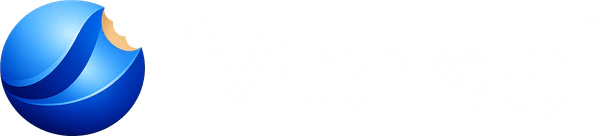 The Morsel lockup on a dark background